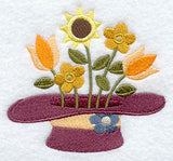 American Folk Flowers Hat