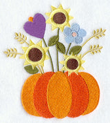 American Folk Flowers Pumpkin