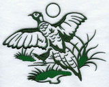 Pheasant Silhouette Scene