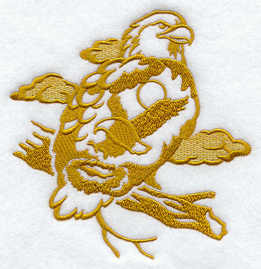 Bald Eagle Silhouette Scene