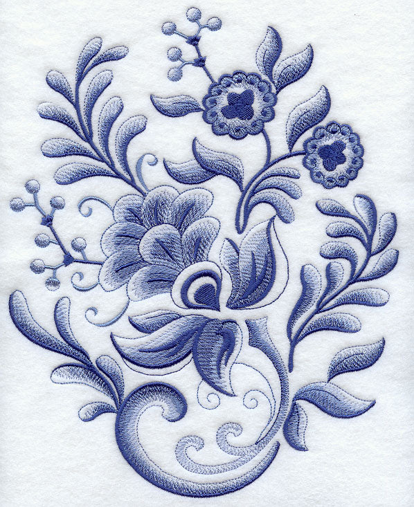 Delft Blue Flower Fiesta