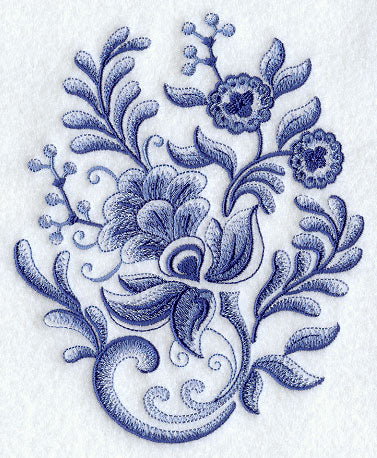 Delft Blue Flower Fiesta