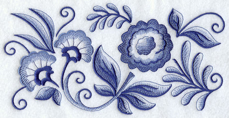 Delft Blue Flower Fiesta Border