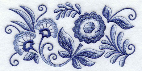 Delft Blue Flower Fiesta Border