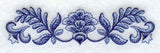 Delft Blue Floral Border