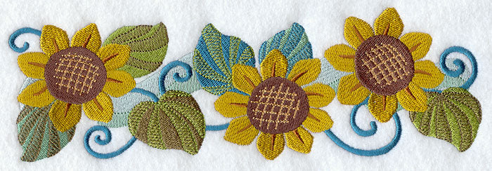 Sassy Sunflower Border