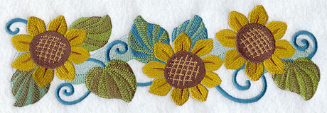 Sassy Sunflower Border
