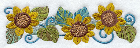 Sassy Sunflower Border