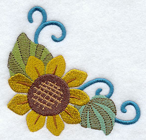 Sassy Sunflower Corner