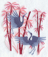 Cranes in Bamboo