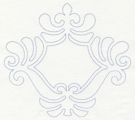 Feather Quilting Ornate Frame (Single Run)