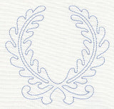 Feather Quilting Laurels (Single Run)