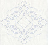 Feather Quilting Swirly Diamond (Single Run)