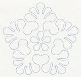 Feather Quilting Starflake (Single Run)