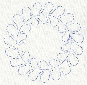 Feather Quilting Circle (Single Run)