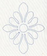Feather Quilting Diamond Blossom (Single Run)