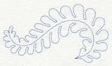Feather Quilting Seaweed Swirl (Single Run)
