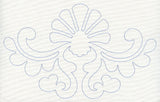 Feather Quilting Seashell Crest 1 (Single Run)