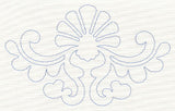 Feather Quilting Seashell Crest 1 (Single Run)
