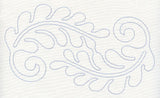 Feather Quilting Curled Feather Pair (Single Run)