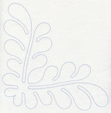 Feather Quilting Simple Corner 1 (Single Run)