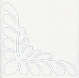 Feather Quilting Simple Corner 2 (Single Run)