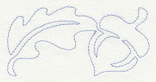 Oak Leaves and Acorn Quilting Border (Single Run)