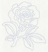 Rose Quilting Motif (Single Run)