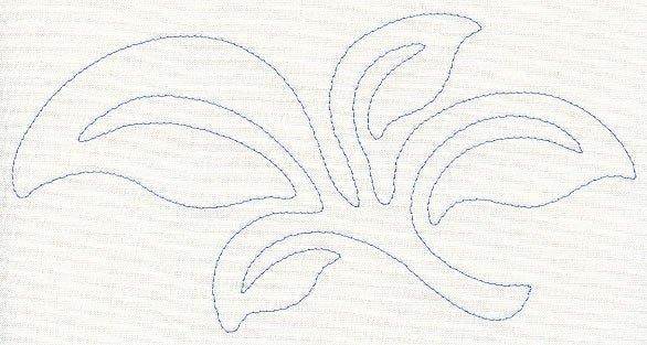 Rose Quilting Border (Single Run)