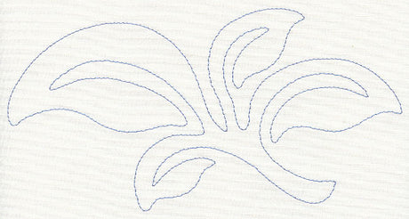 Rose Quilting Border (Single Run)