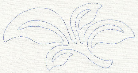 Rose Quilting Border (Single Run)