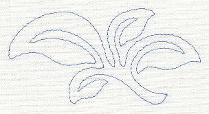 Rose Quilting Border (Single Run)