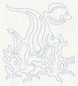 Tropical Fish Quilting Motif (Single Run)