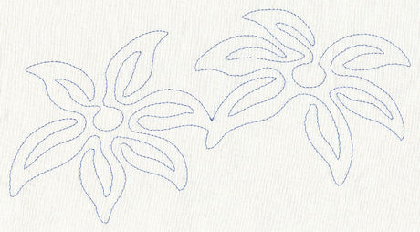Floral Flight Quilting Border (Single Run)