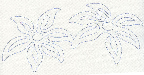 Floral Flight Quilting Border (Single Run)