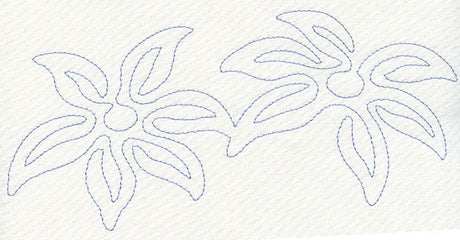 Floral Flight Quilting Border (Single Run)