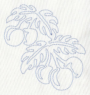Cherries Quilting Motif (Single Run)
