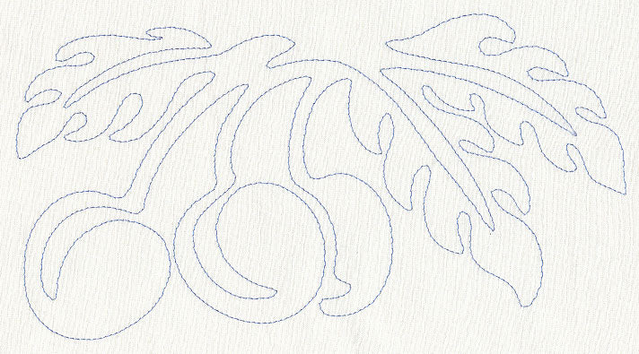 Cherries Quilting Border (Single Run)