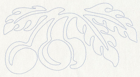 Cherries Quilting Border (Single Run)