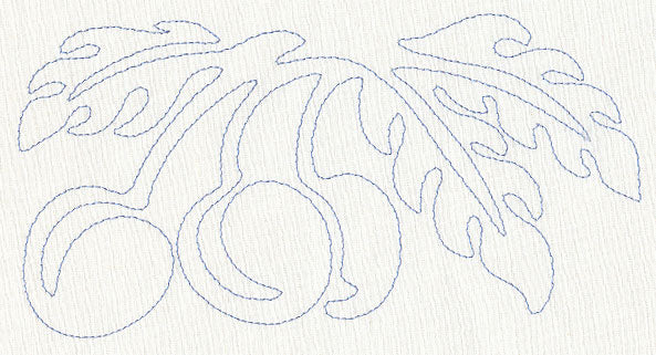 Cherries Quilting Border (Single Run)