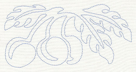 Cherries Quilting Border (Single Run)