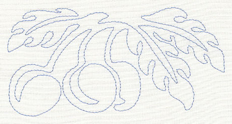 Cherries Quilting Border (Single Run)