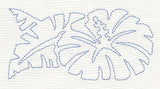 Hibiscus Quilting Border (Single Run)