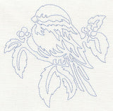 Chickadee Quilting Motif (Single Run)
