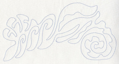 Seashells Quilting Border (Single Run)