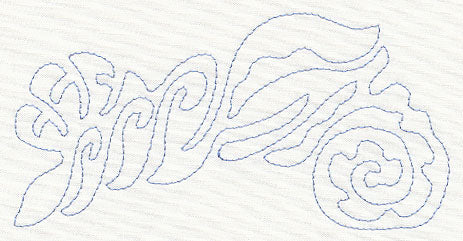 Seashells Quilting Border (Single Run)
