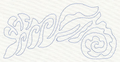 Seashells Quilting Border (Single Run)