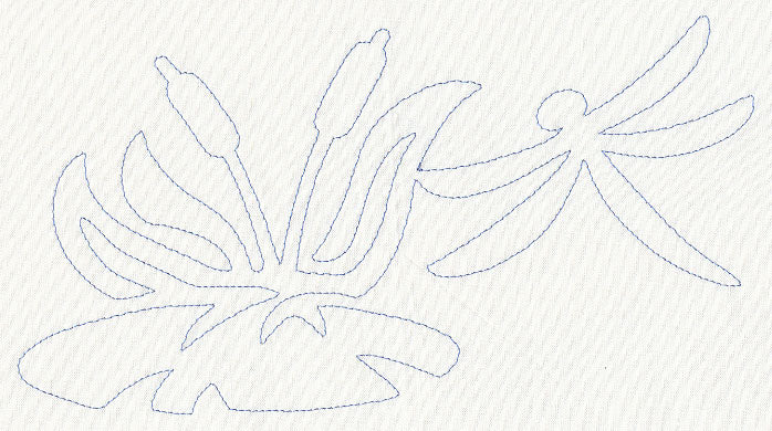Pond Life Quilting Border (Single Run)