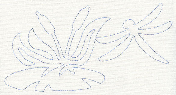 Pond Life Quilting Border (Single Run)