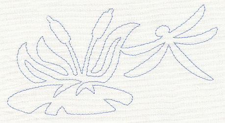Pond Life Quilting Border (Single Run)